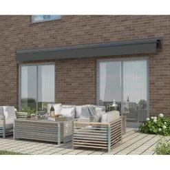 Store Banne Motorisé 295x200cm DECO Toile Polyester Grise - X-METAL 12 Store Banne Motorisé 295x200cm DECO Toile Polyester Grise - X-METAL -Nesling Magasin store banne motorise 295x200cm deco toile polyester grise x metal 4