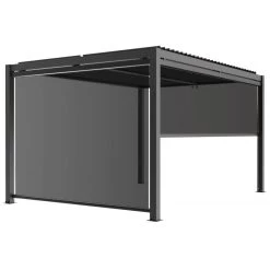 Store Latéral Anthracite 270cm Pour Pergola Bioclimatique En Aluminium X-METAL