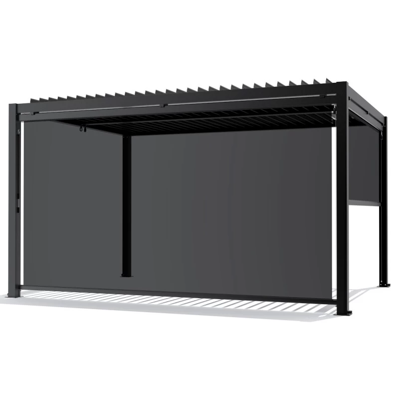 Store Latéral Anthracite 370cm Pour Pergola Bioclimatique En Aluminium X-METAL 5 Store Latéral Anthracite 370cm Pour Pergola Bioclimatique En Aluminium X-METAL – Image 3