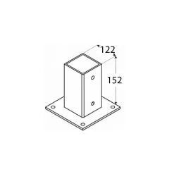 Support 120x120mm Pour Pergolas En Bois Lamellé-collé Maderland 5 Support 120x120mm Pour Pergolas En Bois Lamellé-collé Maderland -Nesling Magasin support 120x120mm pour pergolas en bois lamelle colle maderland 1