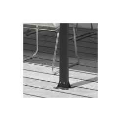 Toit De Terrasse 12,83m² Aluminium Anthracite Et Polycarbonate Habrita -Nesling Magasin toit de terrasse 1283m aluminium anthracite et polycarbonate habrita 4