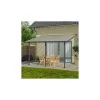 Toit De Terrasse 300x1000cm En Alu Gris Anthracite Et Polycarbonate 8mm PATIO