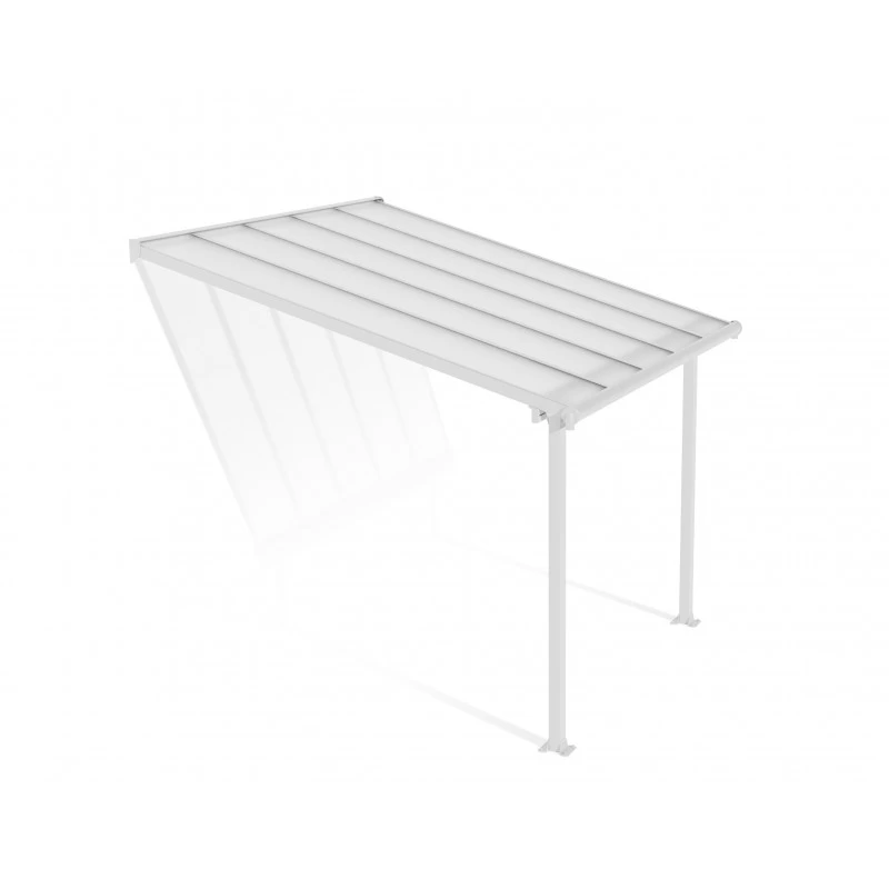 Toit De Terrasse En Alu Blanc 3x3,05m Et PC 16mm Olympia - Palram - Canopia 4 Toit De Terrasse En Alu Blanc 3x3,05m Et PC 16mm Olympia - Palram - Canopia â Image 2