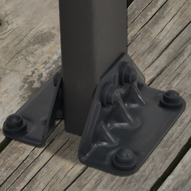 Toit De Terrasse 300x305cm En Aluminium Gris Et Polycarbonate 8mm FERIA - Canopia By Palram 8 Toit De Terrasse 300x305cm En Aluminium Gris Et Polycarbonate 8mm FERIA - Canopia By Palram â Image 6