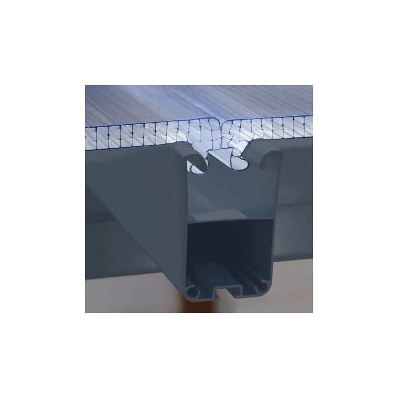 Toit De Terrasse 300x400cm En Alu Gris Anthracite Et Polycarbonate 8mm PATIO 6 Toit De Terrasse 300x400cm En Alu Gris Anthracite Et Polycarbonate 8mm PATIO – Image 4