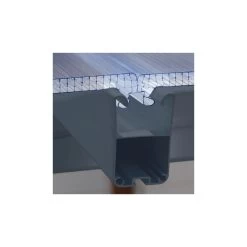 Toit De Terrasse 300x500cm En Alu Gris Anthracite Et Polycarbonate 8mm PATIO -Nesling Magasin toit de terrasse 300x500cm en alu gris anthracite et polycarbonate 8mm patio 3