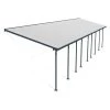 Toit De Terrasse 300x1340cm En Aluminium Gris Et Polycarbonate 8mm FERIA - Canopia By Palram -Nesling Magasin toit de terrasse 3x1340m en aluminium gris et polycarbonate 8mm feria palram