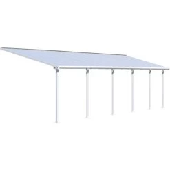 Toit De Terrasse En Aluminium Blanc 3x9,71m + PC 16mm Olympia - Palram - Canopia 9 Toit De Terrasse En Aluminium Blanc 3x9,71m + PC 16mm Olympia - Palram - Canopia -Nesling Magasin toit de terrasse en aluminium blanc 3x971m pc 16mm olympia palram 1