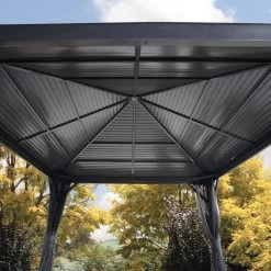 Tonnelle De Jardin South Beach 363x363cm En Aluminium Thermolaqué – SOJAG 9 Tonnelle De Jardin South Beach 363x363cm En Aluminium Thermolaqué – SOJAG -Nesling Magasin tonnelle de jardin south beach 363x363cm en aluminium thermolaque sojag 2