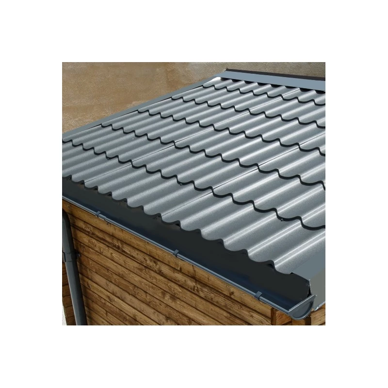 Tuiles Métalliques Anthracites - Pack Prêt à La Pose Pour Abri Gardy Shelter 16m² 3 Tuiles Métalliques Anthracites - Pack Prêt à La Pose Pour Abri Gardy Shelter 16m²