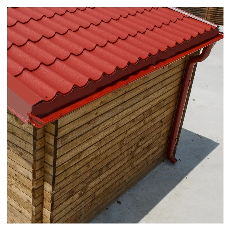Tuiles Métalliques Rouges - Pack Prêt à La Pose Pour Abri Gardy Shelter 6m² 3 Tuiles Métalliques Rouges - Pack Prêt à La Pose Pour Abri Gardy Shelter 6m²
