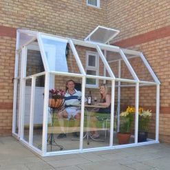 Véranda En PVC Et Polycarbonate Transparent 200x262cm Sun Room - Canopia By Palram 10 Véranda En PVC Et Polycarbonate Transparent 200x262cm Sun Room - Canopia By Palram -Nesling Magasin veranda 200x262cm en resine de pvc et polycarbonate rion sun room 2
