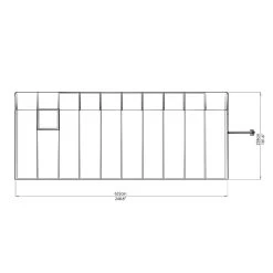 Véranda En PVC Et Polycarbonate Transparent 258x632cm Sun Room - Canopia By Palram 13 Véranda En PVC Et Polycarbonate Transparent 258x632cm Sun Room - Canopia By Palram -Nesling Magasin veranda en pvc et polycarbonate transparent 258x632cm sun room rion 5