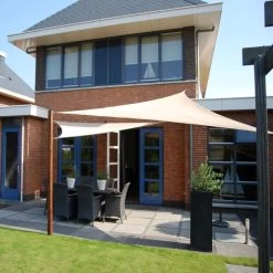 Voile D'ombrage Triangle 90° Coolfit 400x400x570cm Sable - NESLING 9 Voile D'ombrage Triangle 90° Coolfit 400x400x570cm Sable - NESLING -Nesling Magasin voile d ombrage triangle 90 coolfit 400x400x570cm sable nesling 3