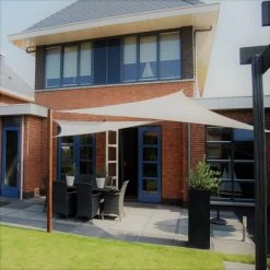 Voile D'ombrage Triangle Coolfit 360x360x360cm CrĂšme - NESLING